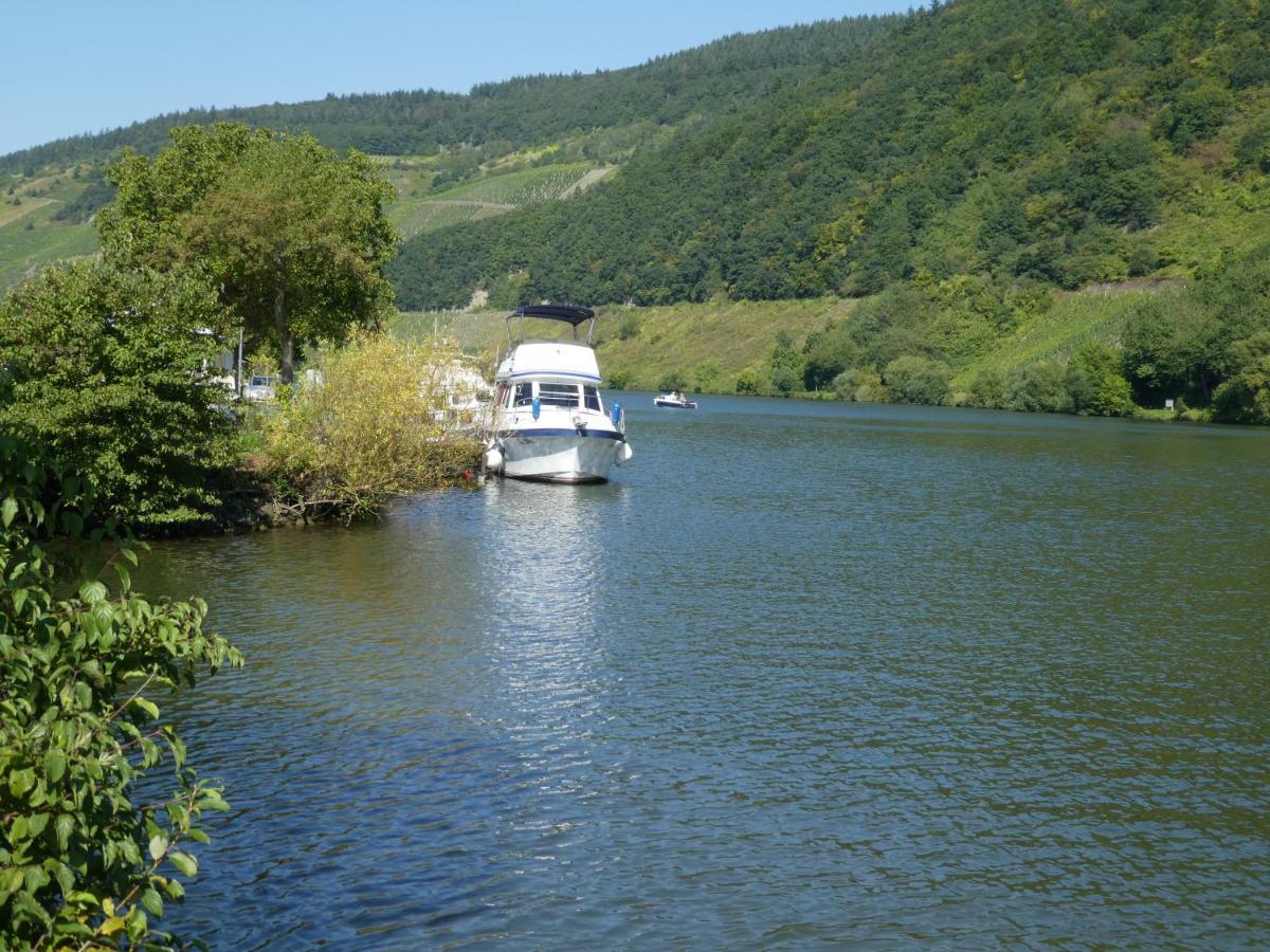 Hausboot Moselrose In Poelich Hotel Polich Luaran gambar