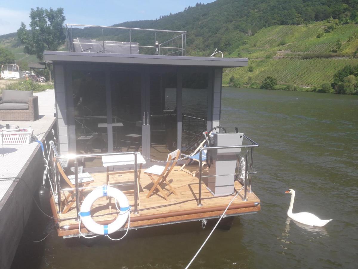 Hausboot Moselrose In Poelich Hotel Polich Luaran gambar