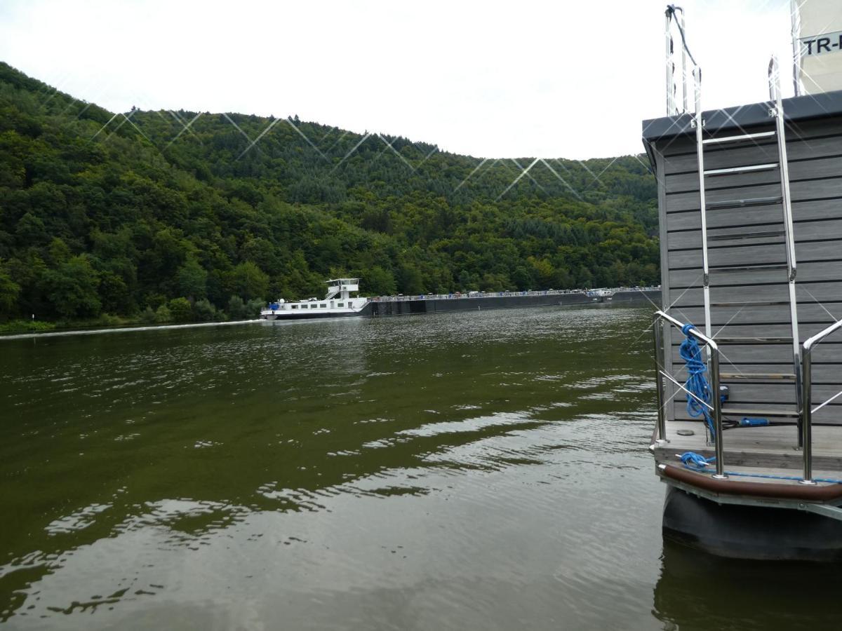 Hausboot Moselrose In Poelich Hotel Polich Luaran gambar