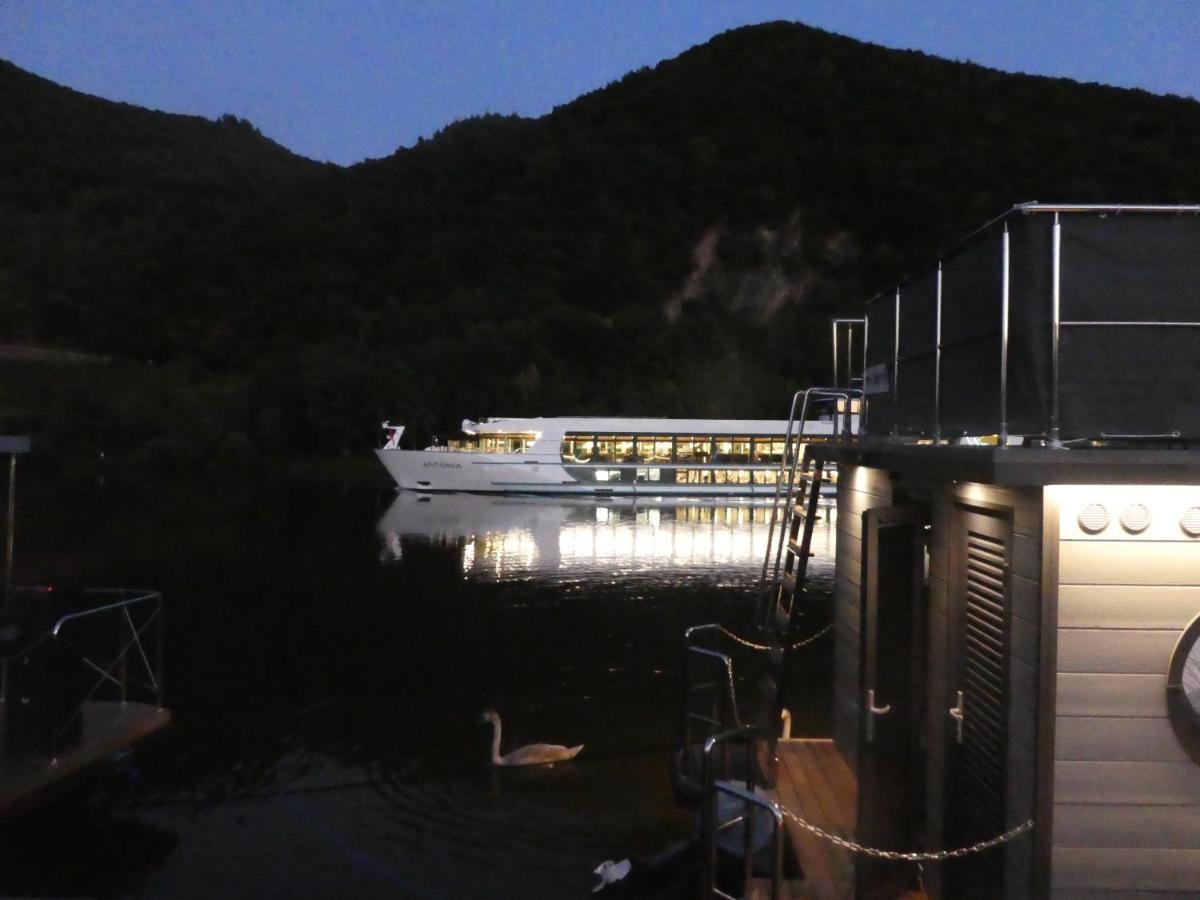 Hausboot Moselrose In Poelich Hotel Polich Luaran gambar