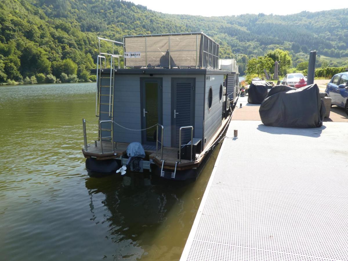 Hausboot Moselrose In Poelich Hotel Polich Luaran gambar