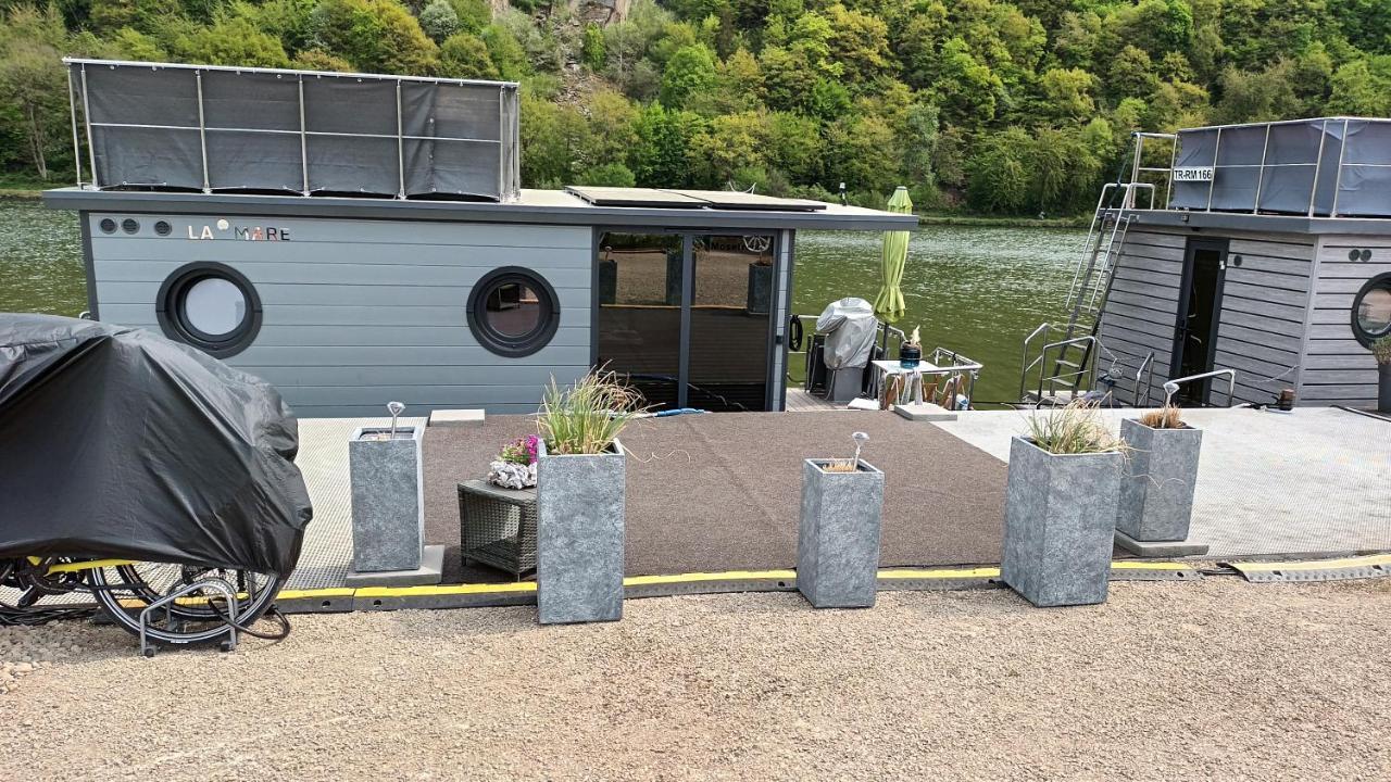 Hausboot Moselrose In Poelich Hotel Polich Luaran gambar
