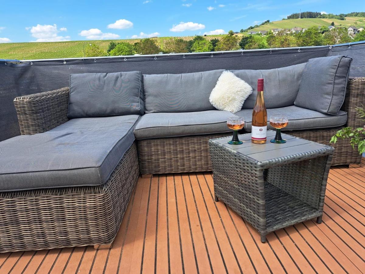 Hausboot Moselrose In Poelich Hotel Polich Luaran gambar